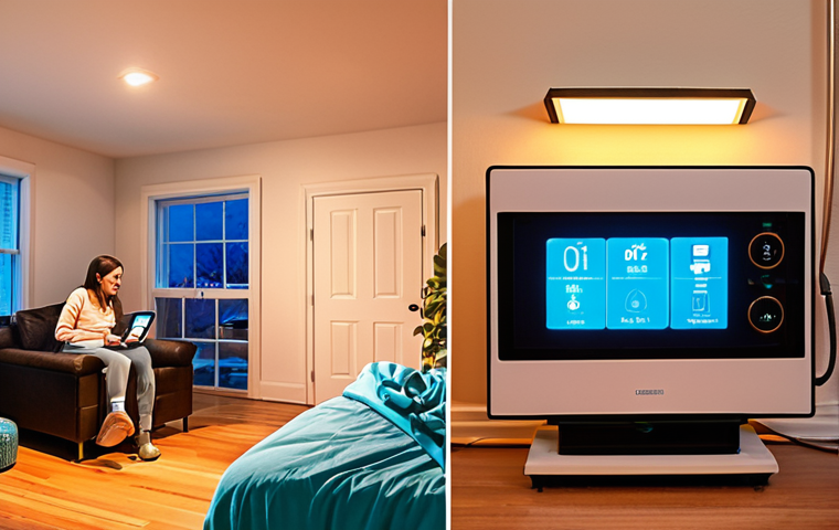 **

A split-screen illustration depicting two contrasting scenarios. On one side, a brightly lit home with LED lighting, a person unplugging electronics, and a comfortable temperature setting. On the other side, a wasteful home with incandescent bulbs, devices plugged in, and extreme temperature settings. The overall style is cheerful and encourages energy conservation.

**